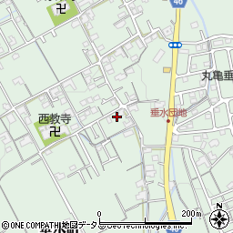 香川県丸亀市垂水町712周辺の地図