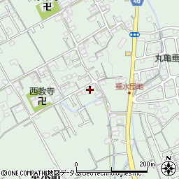 香川県丸亀市垂水町712周辺の地図