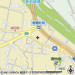 ファミリーマート香南町岡店周辺の地図