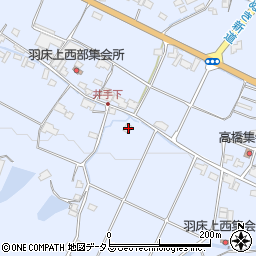 香川県綾歌郡綾川町羽床上1275-3周辺の地図