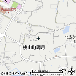 和歌山県紀の川市桃山町調月789-4周辺の地図