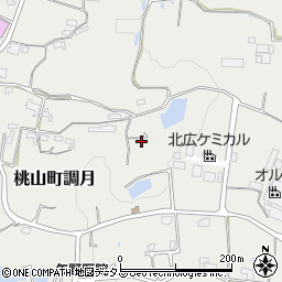 和歌山県紀の川市桃山町調月725周辺の地図