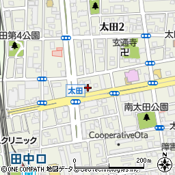 宮地区会館周辺の地図