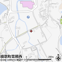 香川県丸亀市綾歌町栗熊西581周辺の地図