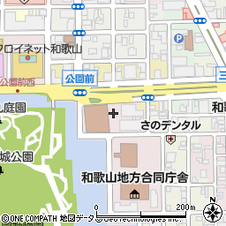 ＡＰパーク和歌山一番丁駐車場周辺の地図