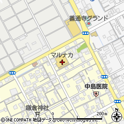 香川銀行マルナカ善通寺店 ＡＴＭ周辺の地図