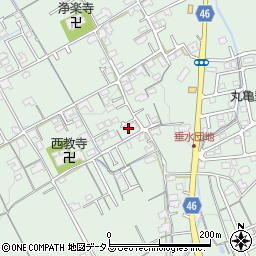 香川県丸亀市垂水町711周辺の地図