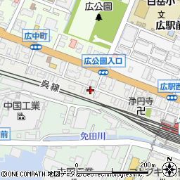 広島県呉市広中町9-25周辺の地図