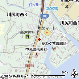 広島県呉市川尻町西1丁目26周辺の地図