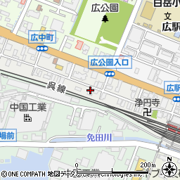 〒737-0131 広島県呉市広中町の地図