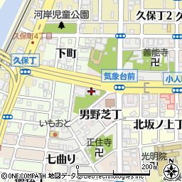 吹上寺周辺の地図