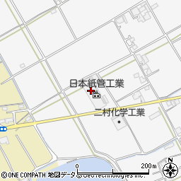 日本紙管工業株式会社　四国工場周辺の地図