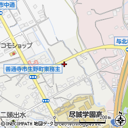香川県善通寺市生野町995周辺の地図