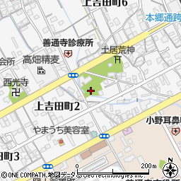 皇子児童公園周辺の地図