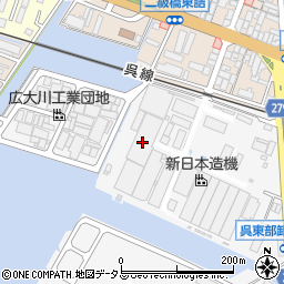 新日本造機株式会社　呉製作所製造課周辺の地図
