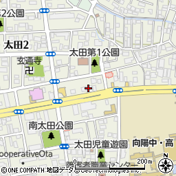 弥一宮街道店周辺の地図