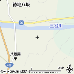 山口県山口市徳地八坂835-1周辺の地図