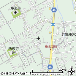 香川県丸亀市垂水町940-1周辺の地図