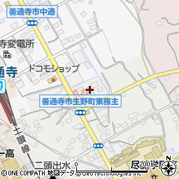 香川県善通寺市生野町1020周辺の地図