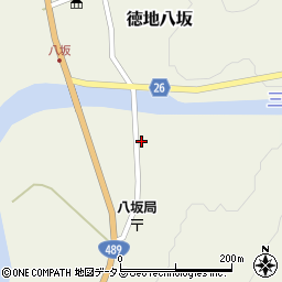 山口県山口市徳地八坂821周辺の地図