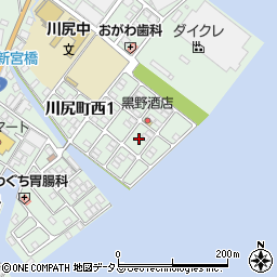 広島県呉市川尻町西1丁目15周辺の地図