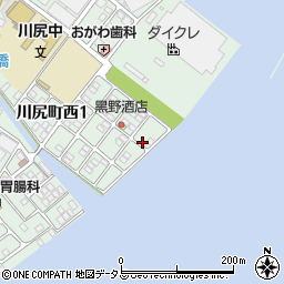 広島県呉市川尻町西1丁目9-12周辺の地図