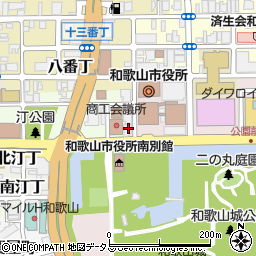 和歌山県和歌山市七番丁17周辺の地図