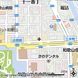 和歌山県和歌山市六番丁25周辺の地図