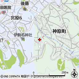 広島県呉市神原町6周辺の地図