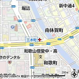 和歌山県和歌山市三木町（南ノ丁）周辺の地図
