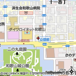 和歌山県和歌山市六番丁2周辺の地図