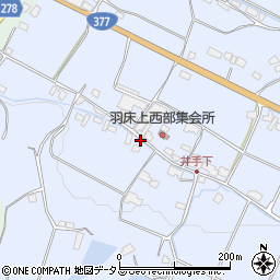 香川県綾歌郡綾川町羽床上155-2周辺の地図