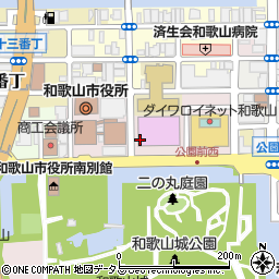 和歌山県和歌山市七番丁周辺の地図