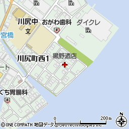 黒野酒店周辺の地図