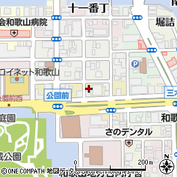 和歌山県和歌山市六番丁18周辺の地図