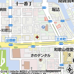 和歌山県和歌山市六番丁30周辺の地図