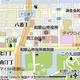 和歌山県和歌山市七番丁15周辺の地図