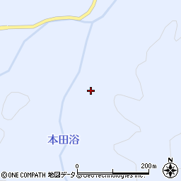 本田浴周辺の地図