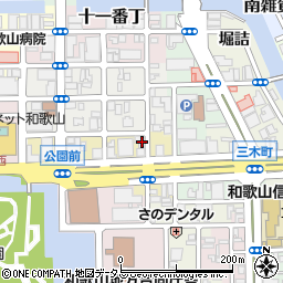 和歌山県和歌山市六番丁26周辺の地図