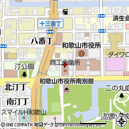 和歌山市中小企業勤労者福祉サービスセンター周辺の地図