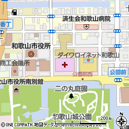 和歌山城ホール周辺の地図