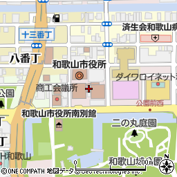 和歌山県和歌山市七番丁21周辺の地図