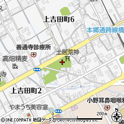 神櫛神社周辺の地図