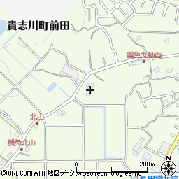 和歌山県紀の川市貴志川町北山415周辺の地図