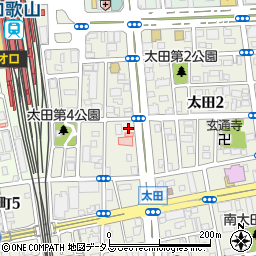ローソン和歌山太田一丁目店周辺の地図