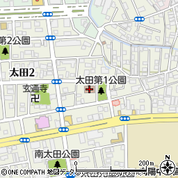 日本年金機構和歌山東年金事務所周辺の地図