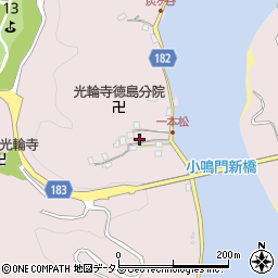 徳島県鳴門市瀬戸町北泊北泊407-13周辺の地図