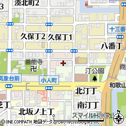 和歌山県和歌山市小人町34周辺の地図