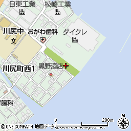 広島県呉市川尻町西1丁目8周辺の地図