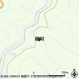 和歌山県伊都郡高野町細川周辺の地図